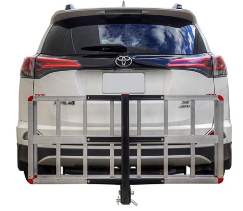 metal carrier for boxes|hitch mounted cargo carriers.